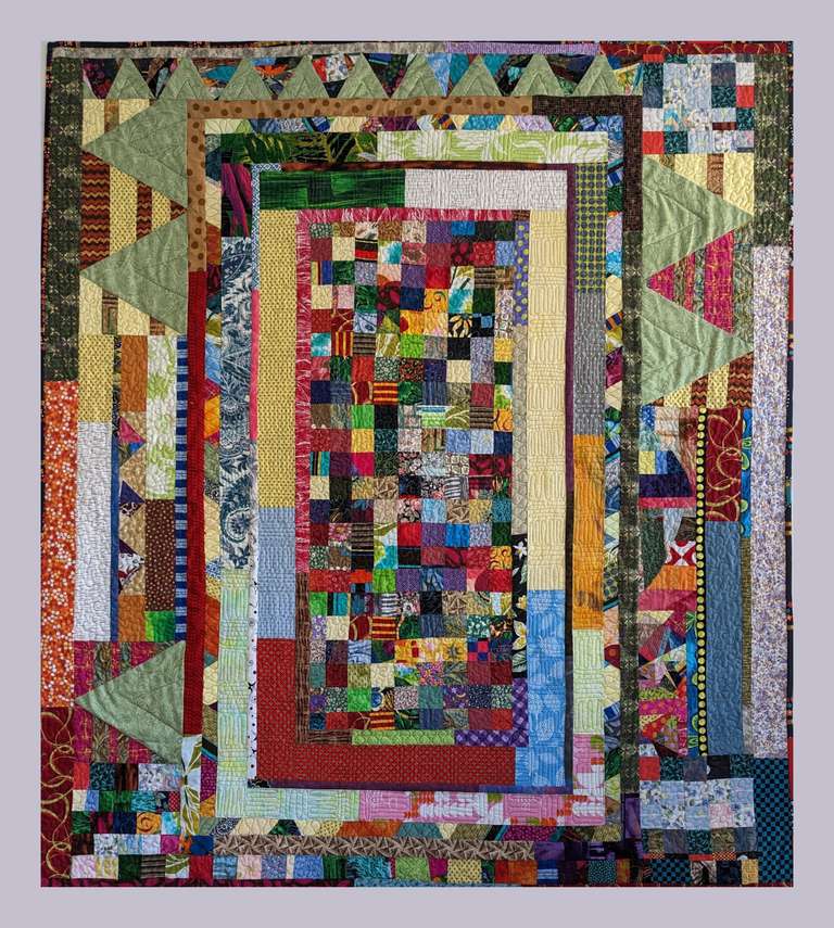 Checkerboard Medallion (Comfort Quiltl) by Sherry Winkelman